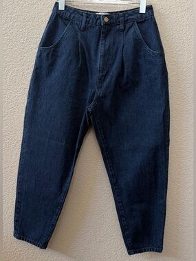 Triarchy Sustainable Denim Size 27 Dark Wash Barrel Jean 100% Organic Cotton